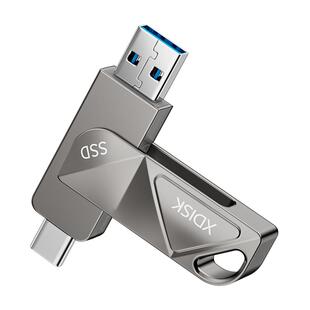 XDISK小盘1tb高速固态U盘USB3.2 Type C双接口手机电脑两用大容量