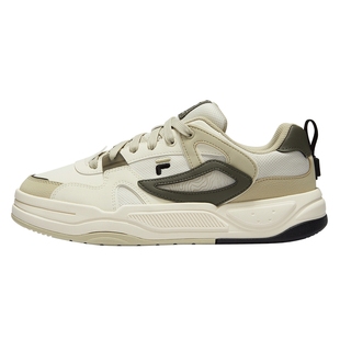 FILA FUSION斐乐男鞋BANK II轻便运动板鞋女秋冬季百搭休闲运动鞋