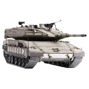 恒龙1:16全金属坦克梅卡瓦IV金属底盘遥控坦克冒烟模型沙盘战车