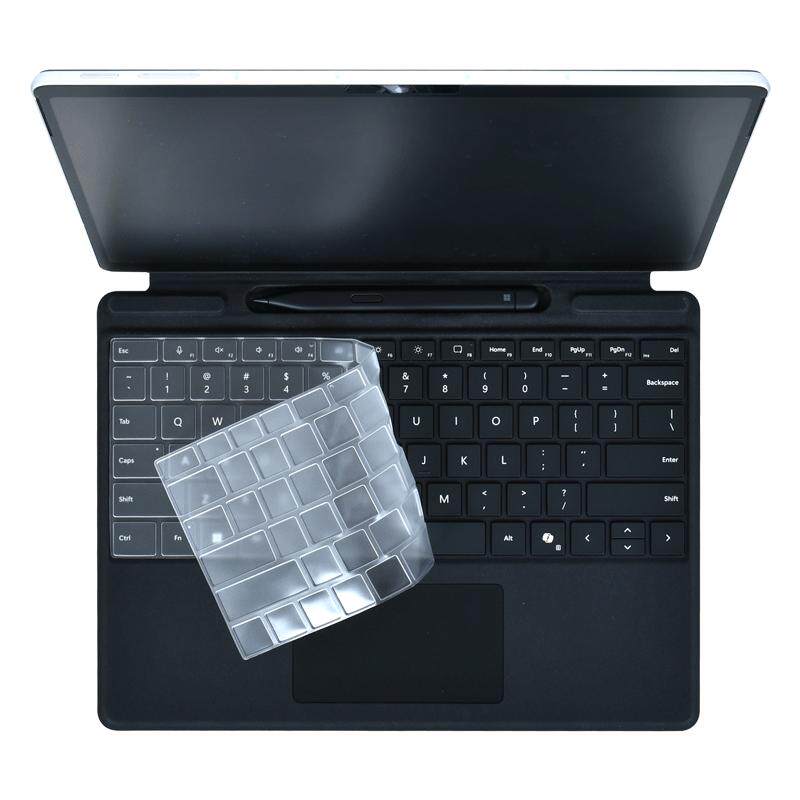 微软surface Pro12键盘膜Pro11/9/8/7/6全屏覆盖ProX平板电脑屏幕保护膜Laptop Go2透明