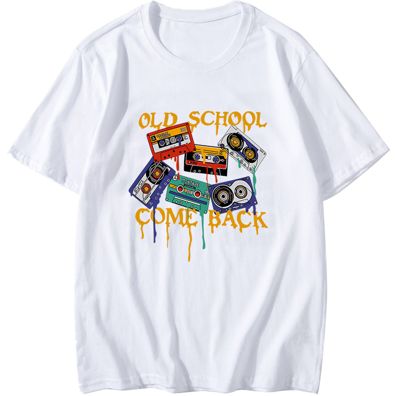 美式短袖t恤女2025年新款夏季复古港味chic小众不撞款少女上衣服