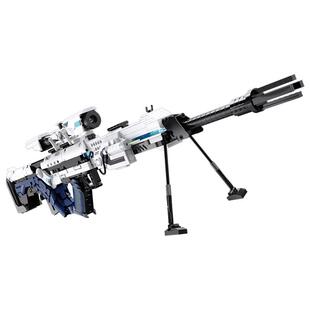 cada咔搭积木枪国产88式荒野行动正版拼装模型成人男孩儿童礼物