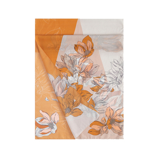 万事利真丝丝巾女桑蚕丝长巾披肩外搭仿刺绣缎面女友闺蜜生日礼物