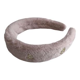 绵绵软糯~毛绒绒公主落难发箍雪花发箍 头箍发卡发饰圣诞2025新款