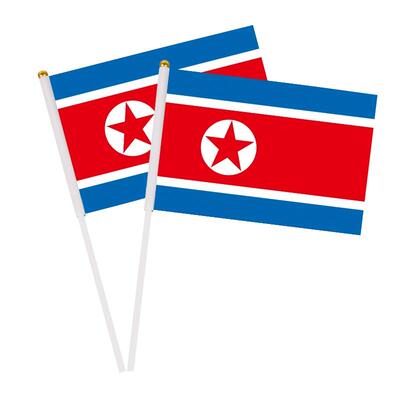 标准朝鲜国旗户外各国国旗