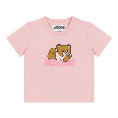 【特享倒计时】Moschino/莫斯奇诺  婴童Teddy Bear平纹T恤