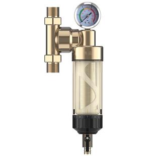 万向前置过滤器反冲洗家用自来水大流量全屋入户进水管道滤水塔铜
