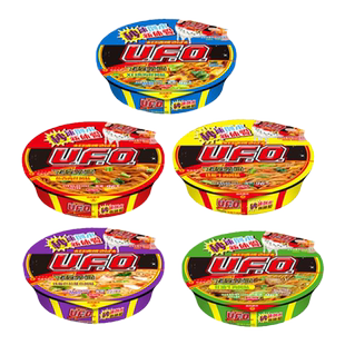 日清UFO飞碟炒面124g*12碗夜宵方便面拉面干拌面泡面碗面速食食品