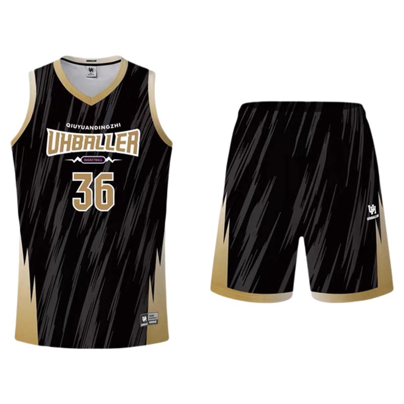[免费设计]UHBALLER数码印篮球服