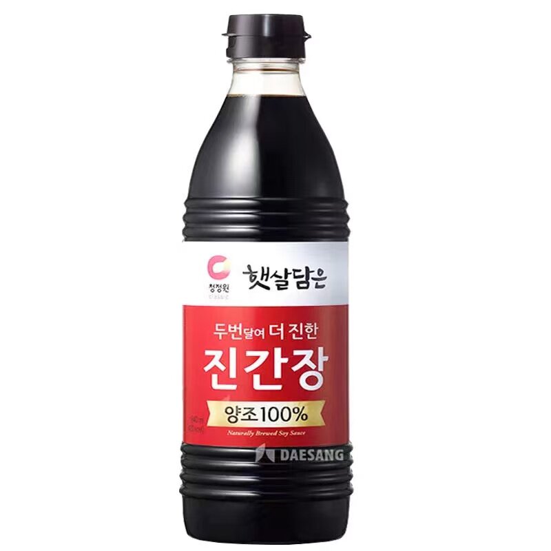 整箱进口韩国清净园酿造酱油1.7L*8瓶浓香酱料酱汤酱油烹饪调味料