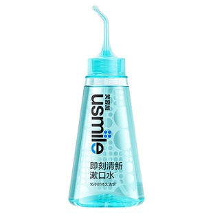 笑容加usmile即刻清新漱口水便携持久清新舒缓专效护龈口腔清洁