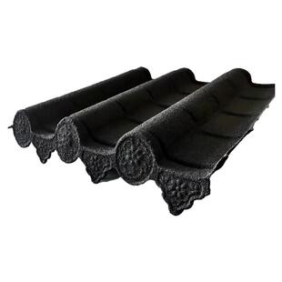 一体仿古瓦中式屋檐瓦古建筑屋面材料彩石金属瓦别墅瓦厂家直销