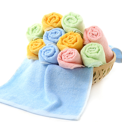 4条装竹炭竹纤维儿童长方形洁面