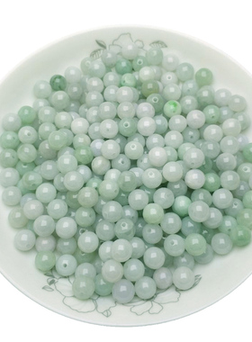 diy天然玉器饰品项链散珠