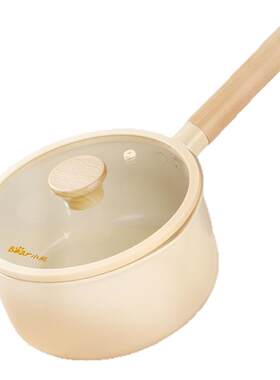 小熊有钛陶瓷0氟不粘奶锅辅食锅