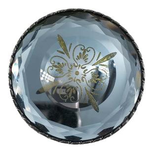 38mm复古玻璃大纽扣皮草外套装饰扣袖扣羊绒大衣纽扣