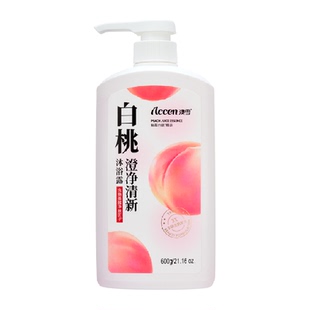 【孙杨代言】澳雪白桃果香澄净清新沐浴露600g氨基酸沐浴乳液正品