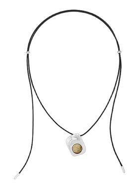 【灵感搭配】AUM噢姆2026年春季新款自然纹理圆润弧线图画石项链