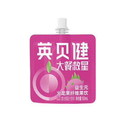 英贝健益生元火龙果纤维饮100ml