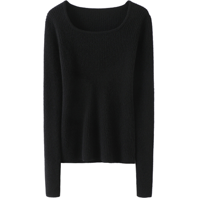 启超高端100%纯山羊绒衫