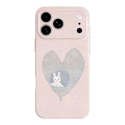 【简单爱】韩系爱心小兔与熊适用iPhone17/18promax手机壳华为mate80软OPPOreon14情侣vivoS50苹果16一加ACE5