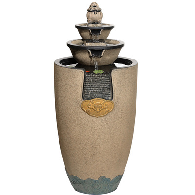 新中式流水摆件招财景观