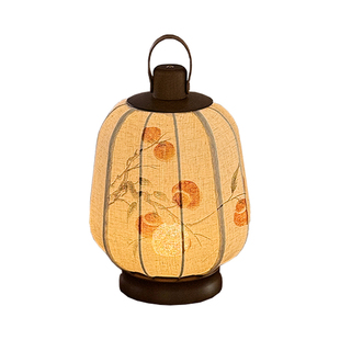 宋式美学台灯中式古风复古手绘客厅书法茶台氛围灯装饰卧室床头灯