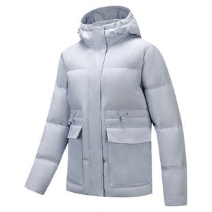 超级安踏中长款羽绒服女子秋冬防寒保暖棉服肌理感外套162548915U