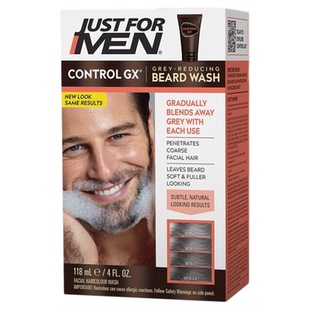 Just For Men Control GX Beard Shampoo染胡子补色控白胡须洗剂