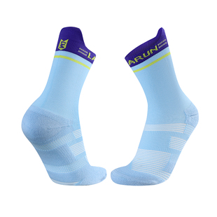 莱马 运动中筒袜防臭袜春秋新款跑步户外透气排汗马拉松专业袜子