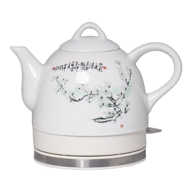 景德镇瓷器烧水壶陶瓷电热水壶家用自动断电防干烧小功率泡茶壶
