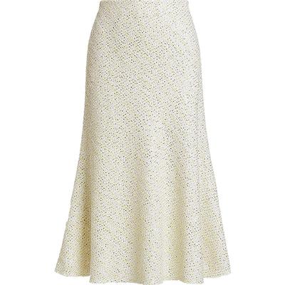 红袖商场同款HOPESHOW春季2025新款女装香风珠片肌理感鱼尾半身裙