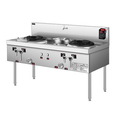 志高双头静音猛火灶极速加热节能