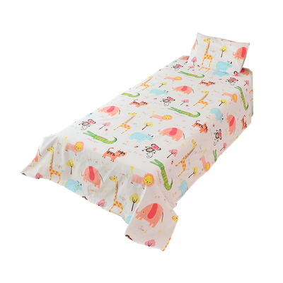 加厚全棉磨毛床单卡通儿童
