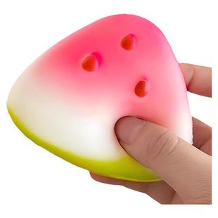 西瓜捏捏乐慢回弹解压捏捏乐减压玩具网红烂泥手感水果发泄球食玩