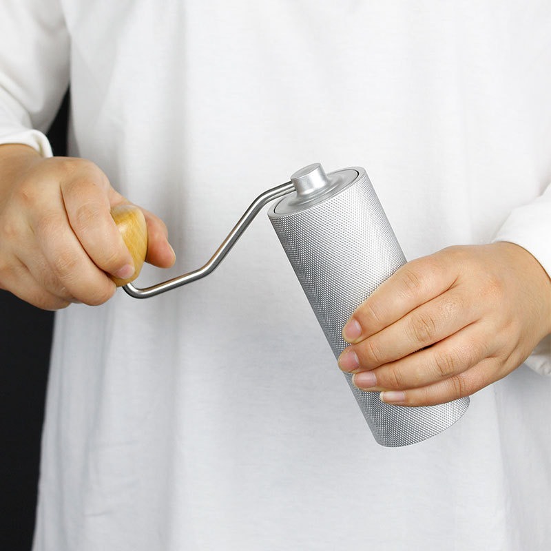 手摇磨豆机咖啡豆研磨机磨粉机便携芯磨CNC手动不锈钢咖啡机家用