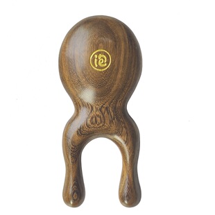 晚安小灯泡小青蛙檀木按摩器护目神器利器刮鼻梳子眼部眼周按摩棒