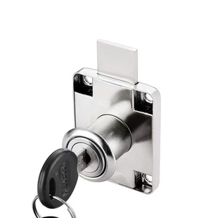 办公桌抽屉锁柜子锁家用衣柜门暗锁文件柜锁芯手机柜台锁抽屉加锁