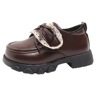 儿童皮鞋加绒女童公主鞋2026新款冬季黑色中小童乐福鞋玛丽珍棉鞋