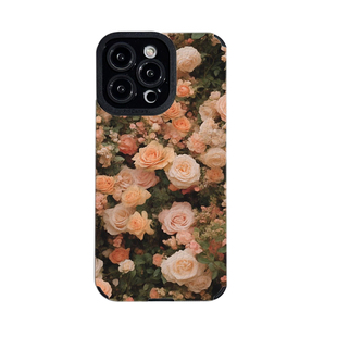 满园玫瑰适用三星s25ultra手机壳25edge新款a73全包a21防摔A03s硅胶a20s女a14创意a33个性a55小众a21高级感