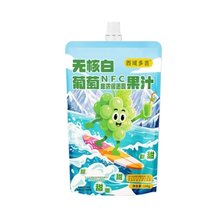 【西域多吉】正宗新疆无核白葡萄汁NFC冷榨果汁产地直发配料干净