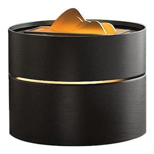 EIYANME现代桌面流水摆件客厅循环水系景观办公室招财酒店高级感