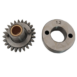 安机器人送丝齿轮川配套伊美伊萨ES焊机送丝轮被动齿轮主动轮1.0