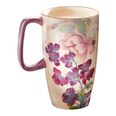 马克杯陶瓷带盖家用大容量喝水杯