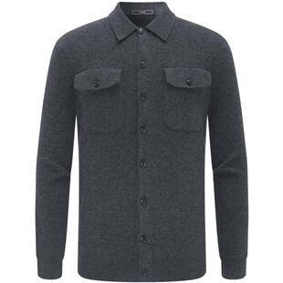 【羊毛羊绒】EMZ鄂尔多斯秋冬新款抑菌老钱风羊毛针织夹克外套男