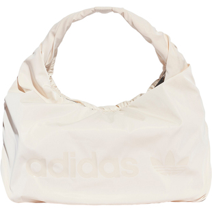 Adidas/阿迪达斯正品三叶草女士褶皱缎面腋下云朵包HK0158