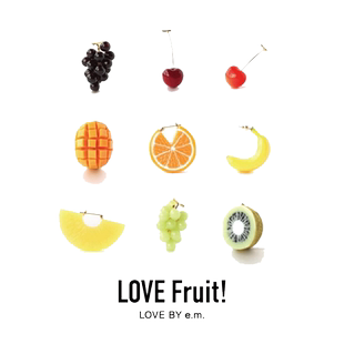 H的礼物清单丨「设计师手制珠宝」LOVE BY e.m.水果系列耳饰礼物