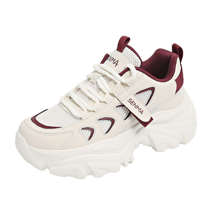 森马老爹鞋女款时尚潮流春季青春活力风初中生增高软底休闲运动鞋