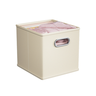 衣服收纳箱布艺手提柜子衣物裤子整理箱子家用零食玩具杂物收纳盒