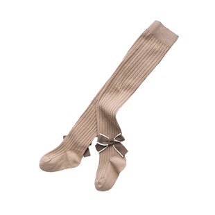 儿童纯棉连裤袜春款女童薄款打底袜大屁屁婴儿无骨裤袜宝宝打底裤